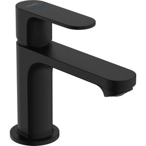 hansgrohe Rebris S ééngreeps toiletkraan 80 voor koud water of vooraf ingestelde temperatuur zonder afvoer mat zwart