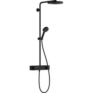Hansgrohe Pulsify S - Doucheset met thermostaat, diameter 26 cm, 3 jets, mat zwart 24220670