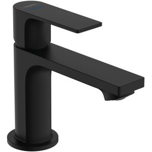 hansgrohe Rebris E Standventil 80 mit Hebelgriff für Kaltwasser oder vorgemischtes Wasser ohne Ablaufgarnitur Mattschwarz, 72506670