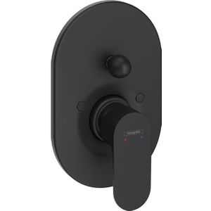 Hansgrohe Rebris s eengreeps inbouw badmengkraan mat zwart 72449670