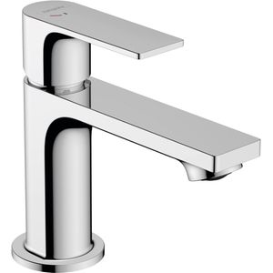 hansgrohe Rebris E ééngreeps wastafelmengkraan 80 CoolStart met PopUp trekwaste metaal chroom