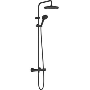 hansgrohe Vernis Blend Showerpipe 240 1jet mit Thermostat, mattschwarz