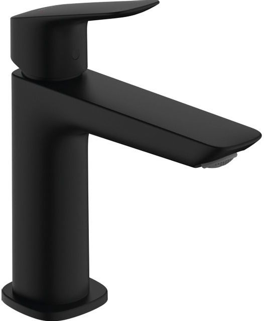 Hansgrohe - Logis - Waschtischarmatur mit Push-Open-Ablaufgarnitur, EcoSmart, schwarz matt 71252670