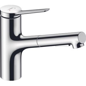 hansgrohe Zesis M33 ééngreeps keukenmengkraan 150, 2 straalsoorten, sBox, 74821000