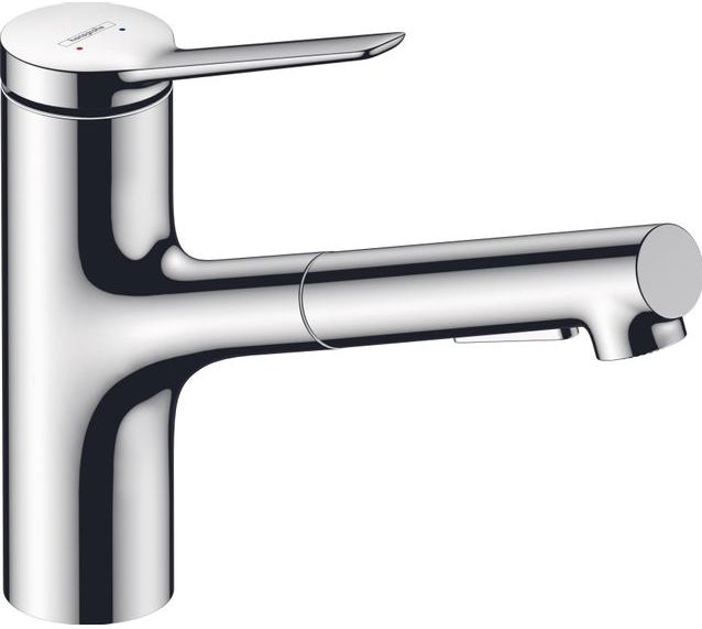 Zesis M33 - Spültischarmatur mit ausziehbarer Brause, Chrom 74820000 - Hansgrohe