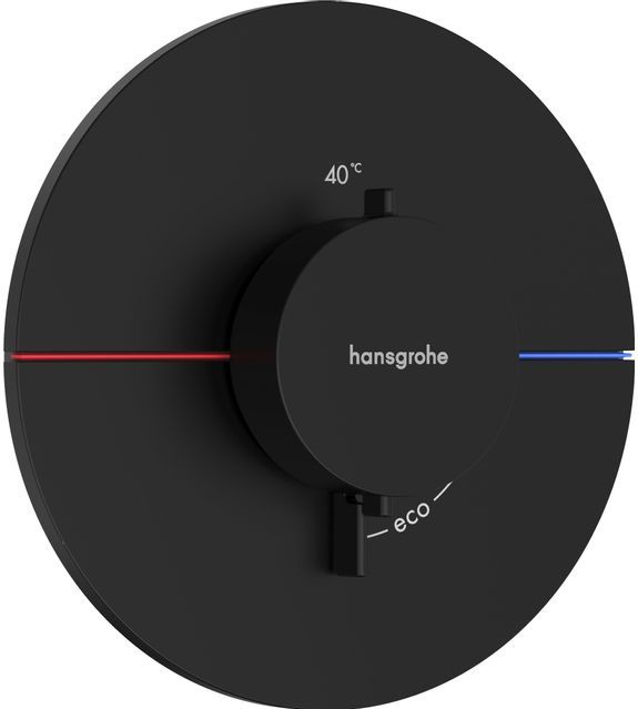ShowerSelect Comfort - Unterputz-Thermostatarmatur, schwarz matt 15559670 - Hansgrohe