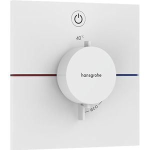 Hansgrohe Showerselect Comfort E thermostaat inbouw voor 1 functie matwit 15571700