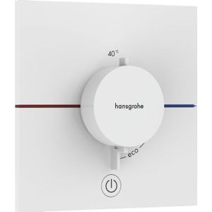 Hansgrohe ShowerSelect Comfort E Afbouwdeel Inbouwthermostaat Mat Wit