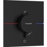 ShowerSelect Comfort - Unterputz-Thermostatarmatur, schwarz matt 15575670 - Hansgrohe