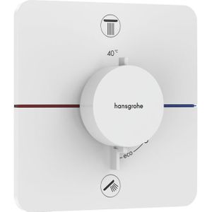 Hansgrohe Showerselect thermostaat inbouw voor 2 functies matwit 15583700