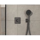 Hansgrohe Showerselect Comfort Q inbouw thermostaat 2 uitgangen brushed black chrome