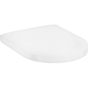 hansgrohe EluPura S WC-Sitz mit Befestigung oben, SoftClose und QuickRelease Weiß, 60197450