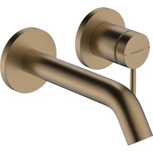 Hansgrohe Tecturis S Wastafelkraan Inbouw Wandmontage Brushed Bronze