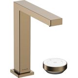 Hansgrohe Tecturis E Wastafelmengkraan - open plug - 15.8cm uitloop - geborsteld brons 73053140