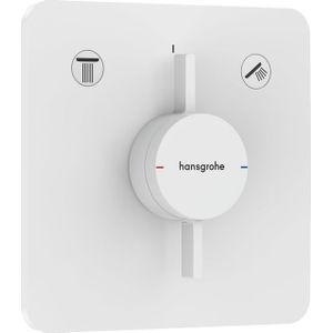 Hansgrohe Duoturn Q inbouwkraan voor 2 functies mat wit 75414700