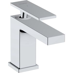 Hansgrohe Tecturis E Wastafelmengkraan - trekwaste - zonder afvoer - coolstart -12.2cm uitloop - chroom 73002000