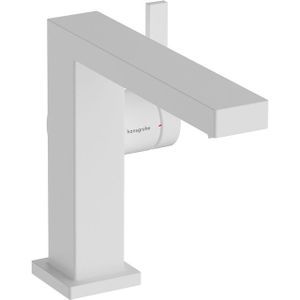 Hansgrohe Tecturis E Wastafelmengkraan - coolstart - afvoerplug -13.3cm uitloop - mat wit 73020700