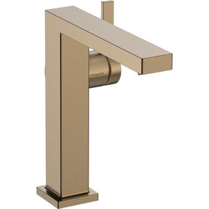 Hansgrohe Tecturis Wastafelmengkraan - zonder waste - 15.7cm uitloop - geborsteld brons 73041140