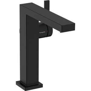 Hansgrohe Tecturis E Wastafelmengkraan - push to open - 15.7cm uitloop - zwart mat 73040670