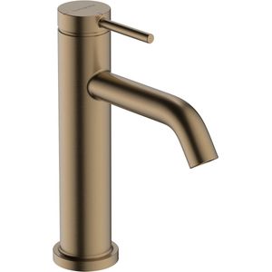 hansgrohe Tecturis S ééngreeps wastafelkraan 110 CoolStart zonder waste Brushed Bronze