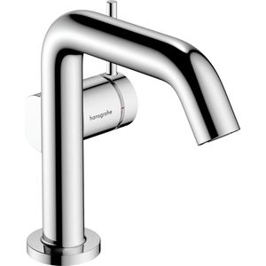 hansgrohe Tecturis S Fine - Wastafelkraan zonder afvoer, energiebesparend (CoolStart), Wastafelmengkraan met uitloop hoogte 110 mm, Badkamerkraan waterbesparend (EcoSmart+), chroom