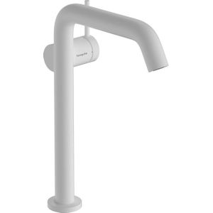 Hansgrohe Tecturis S Wastafelmengkraan - voor waskommen - push to open waste - 16.7cm uitloop - mat wit 73370700