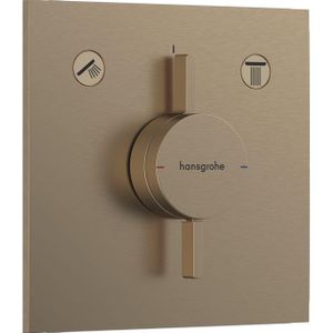 Hansgrohe - DuoTurn E - Inbouwmengkraan - Brushed Bronze - Voor 2 Functies