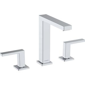 Hansgrohe Tecturis Wastafelkraan - mengkraan - 15.8cm uitloop - 3-gats - chroom 73030000