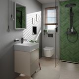 Hansgrohe Elupura S hangend toilet hoogglans wit randloos
