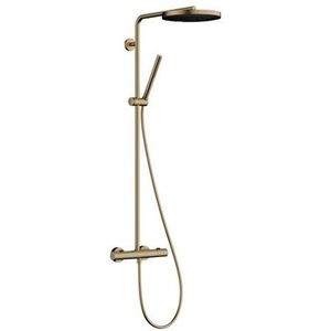 Douchekolom Hydromassage Roestvrijstalen Douchepaneel 3 Modi Wandmontage Douchekaneel Systeem Douchekamer met Spuitfles Hotel Waterkraan-7 * 20 * 140cm (originele kleur geborsteld