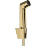 Hansgrohe - Bidethanddouche 1jet EcoSmart - Polished Gold-Optic - Met Douchehouder en Doucheslang 125 cm