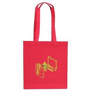 Texlab VEND-162142 stoffen tas, uniseks, volwassenen, 38 x 42 cm, rood