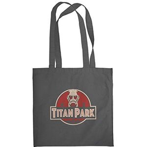 Texlab - Titan Park II - stoffen tas, grijs., 38 cm x 42 cm