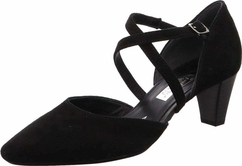 Gabor Spangenpumps, Abendschuh, Festtagsschuh, Trichterabsatz mit Stretcheinsatz