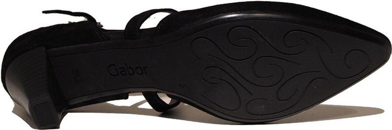 Gabor - Gesppumps - Avondschoen - Zwart - Trechterhak - Gespsluiting