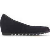 Gabor - Sleehak Pumps - Blauw - Suède - F-Leest