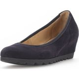 Gabor - Sleehak Pumps - Blauw - Suède - F-Leest