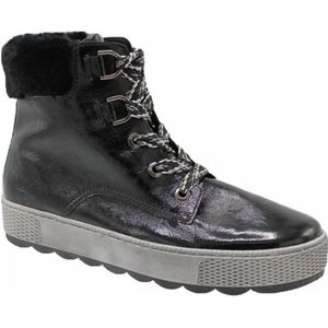 Gabor - 36.565 Veterschoenen - Zwart - Suède - Textielvoering
