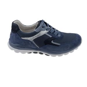 Gabor rollingsoft sensitive 86 964 - dames rollende wandelsneaker - blauw