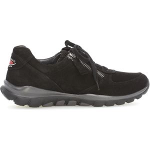 Gabor rollingsoft sensitive 06.968.47 - dames rollende wandelsneaker - zwart - maat 42.5 (EU) 8.5 (UK)