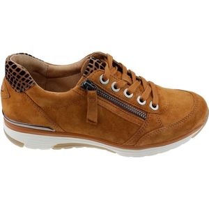 Gabor, Schoenen, Dames, Bruin, 42 EU, Suède, Bruine Walking Sneaker voor Vrouwen