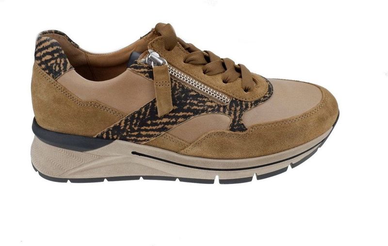 Gabor 76.586.51 - dames sneaker - beige - maat 40 (EU) 6.5 (UK)