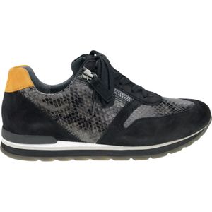 Gabor 56.369.33 - dames sneaker - zwart - maat 37.5 (EU) 4.5 (UK)