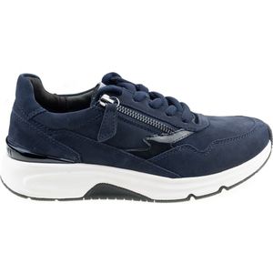 Gabor rollingsoft sensitive 76.898.46 - dames rollende wandelsneaker - blauw - maat 37.5 (EU) 4.5 (UK)