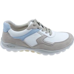 Gabor rollingsoft sensitive 86.964.52 - dames rollende wandelsneaker - wit - maat 42 (EU) 8 (UK)
