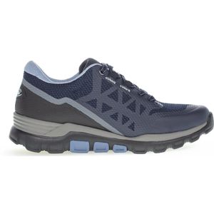 Gabor rollingsoft sensitive 96.989.46 - dames rollende wandelsneaker - blauw - waterdicht - maat 43 (EU) 9 (UK)