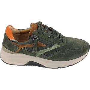 Gabor, Schoenen, Dames, Groen, 42 EU, Suède, Rollingsoft Walking Sneaker