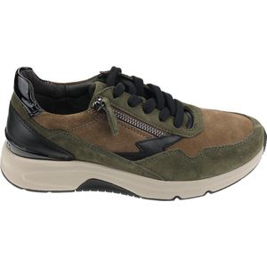 Gabor rollingsoft sensitive 96.898.34 - dames rollende wandelsneaker - groen - maat 37.5 (EU) 4.5 (UK)