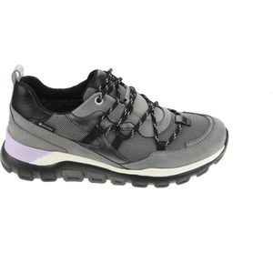 Gabor rollingsoft sensitive 96.924.39 - dames rollende wandelsneaker - grijs - maat 40.5 (EU) 7 (UK)