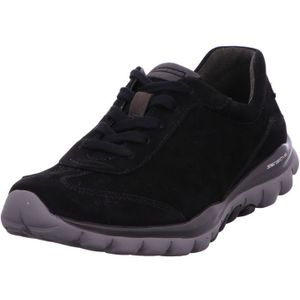 Sneakers - Effen - Leer/Suède - Vetering met 5 Gaten